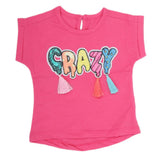 Newborn Girl Half Sleeves T-Shirt - Dark Pink, Kids, NB Girls T-Shirts, Chase Value, Chase Value