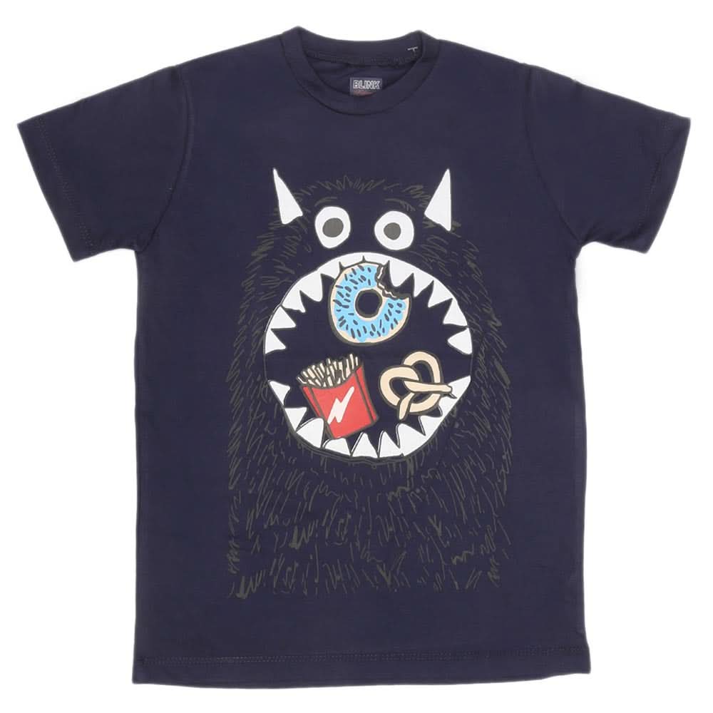 Boys Print T-Shirt - Navy Blue, Kids, Boys T-Shirts, Chase Value, Chase Value