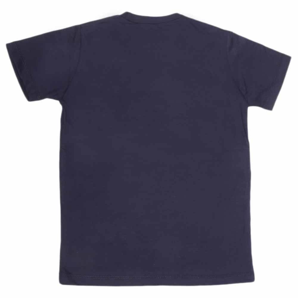Boys Print T-Shirt - Navy Blue, Kids, Boys T-Shirts, Chase Value, Chase Value