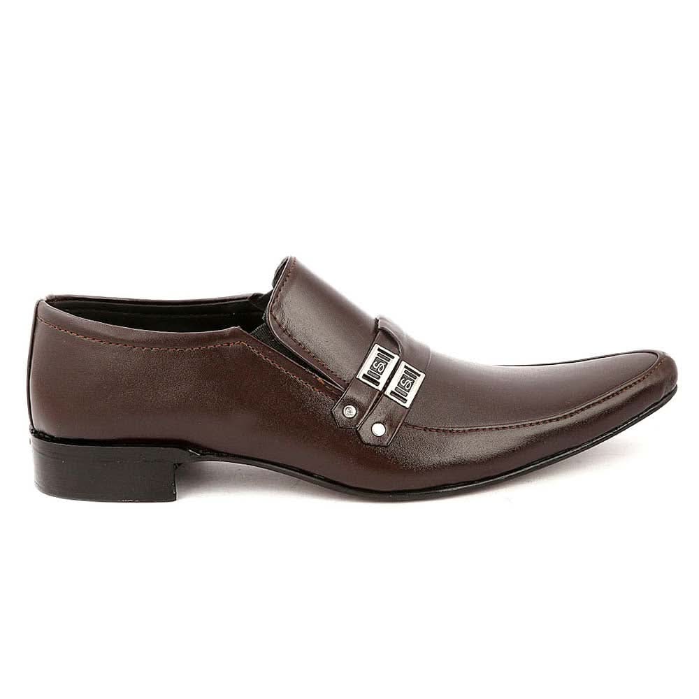 Men's Formal Shoes (F01) - Brown, Men, Formal Shoes, Chase Value, Chase Value