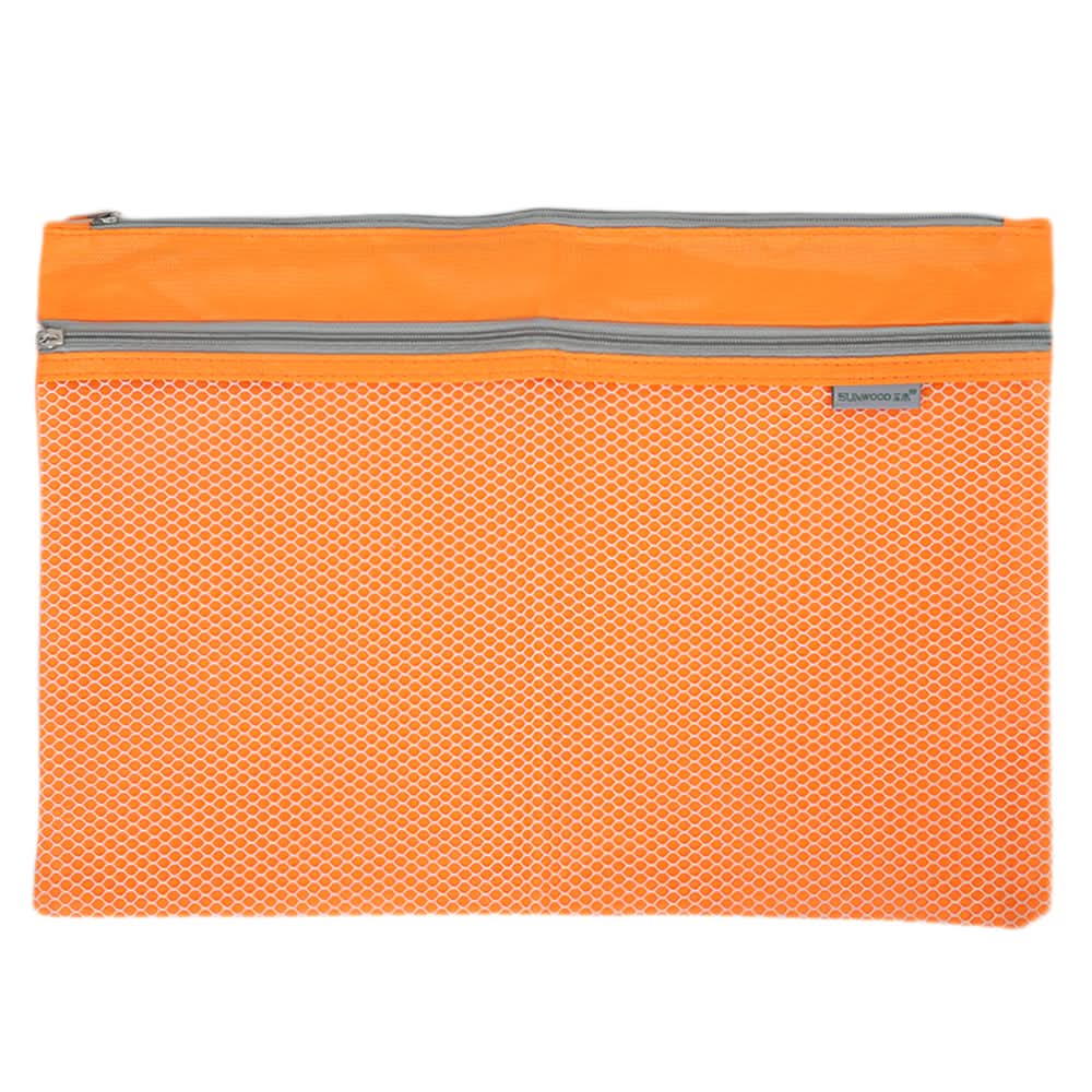 Aurore Zipper Pouch - Orange, Kids, Pencil Boxes And Stationery Sets, Chase Value, Chase Value