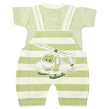 Newborn Boys Half Sleeves Romper - Light Green, Kids, Newborn Boys Rompers, Chase Value, Chase Value
