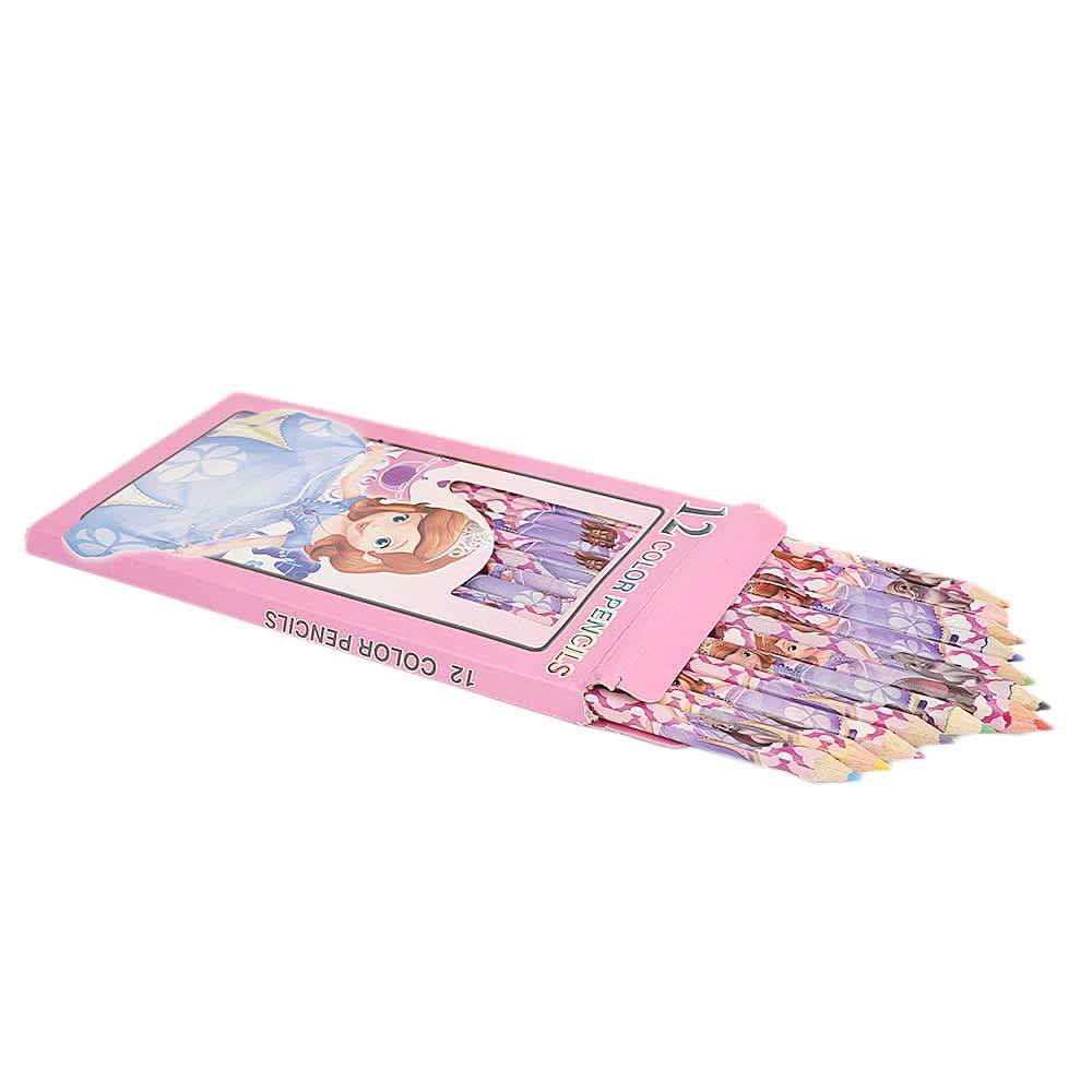 Color Pencils - Barbie, Kids, Pencil Boxes And Stationery Sets, Chase Value, Chase Value