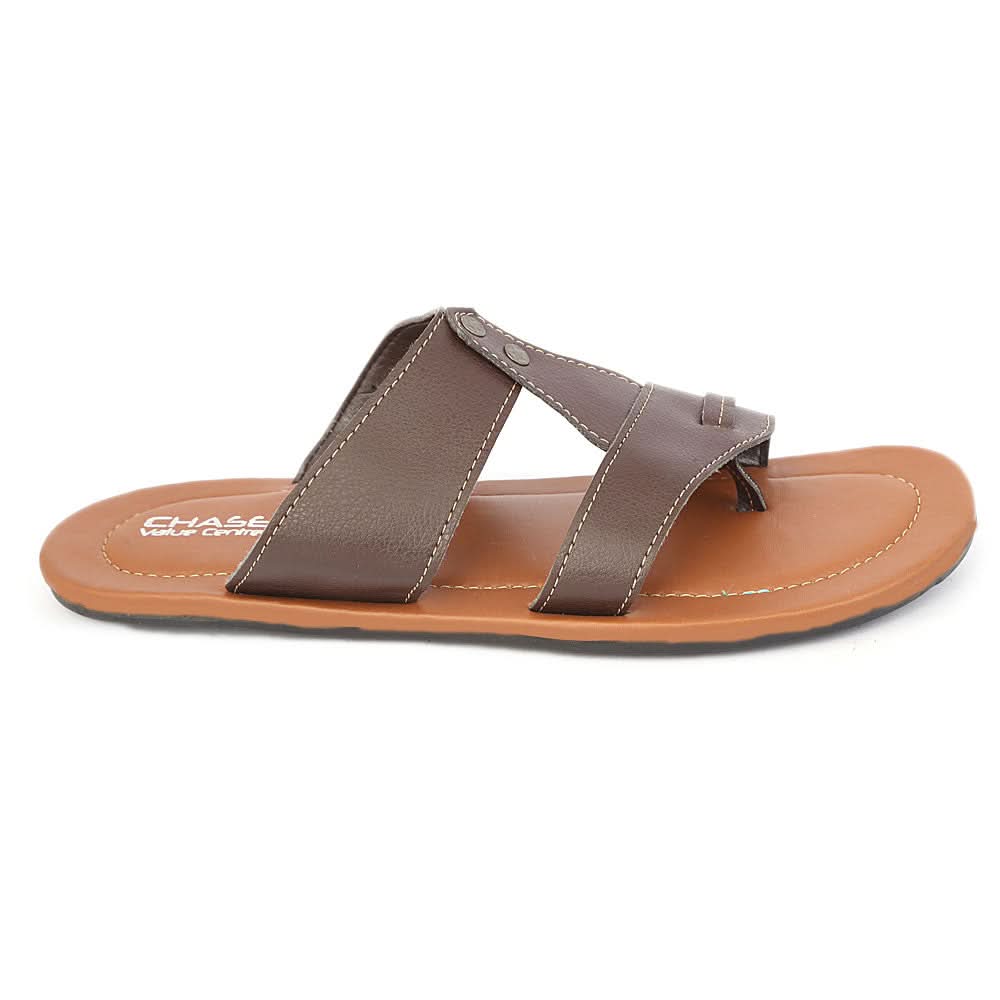 Men's Casual Slippers - Brown, Men, Slippers, Chase Value, Chase Value