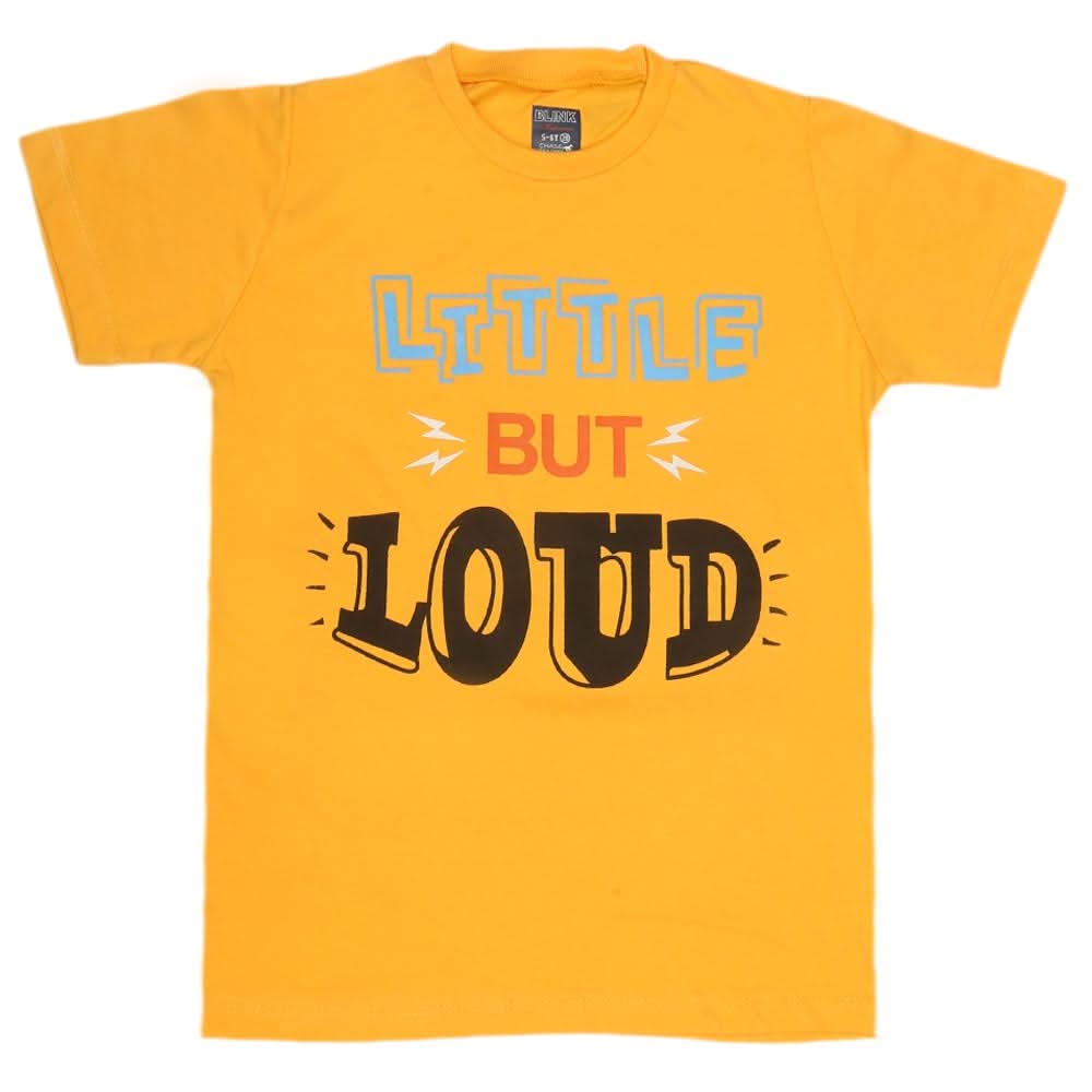 Boys Print T-Shirt - Yellow, Kids, Boys T-Shirts, Chase Value, Chase Value