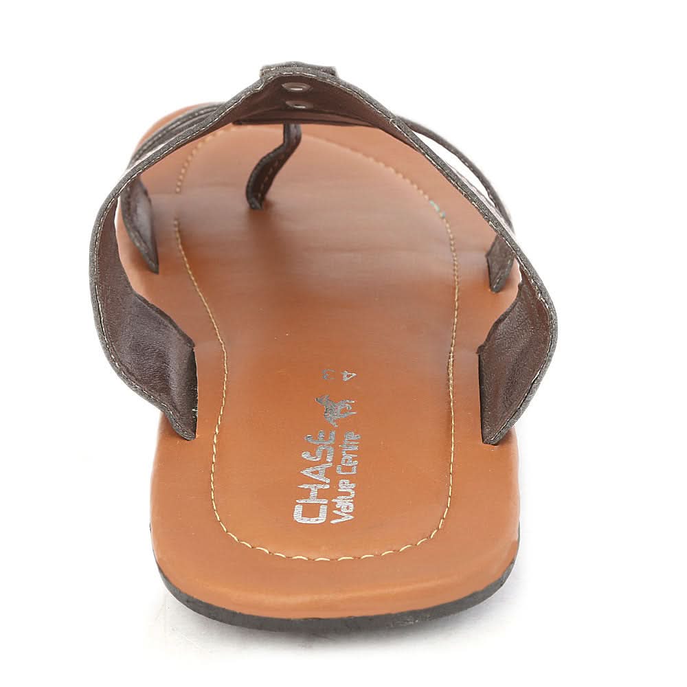 Men's Casual Slippers - Brown, Men, Slippers, Chase Value, Chase Value