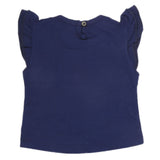 Newborn Girl Half Sleeves T-Shirt - Navy Blue, Kids, NB Girls T-Shirts, Chase Value, Chase Value
