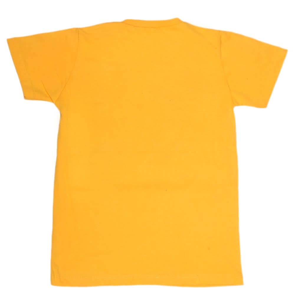 Boys Print T-Shirt - Yellow, Kids, Boys T-Shirts, Chase Value, Chase Value