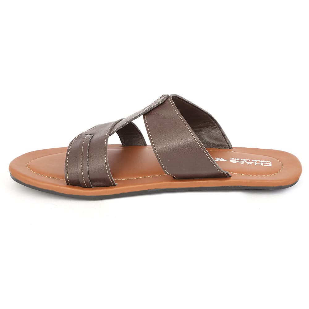 Men's Casual Slippers - Brown, Men, Slippers, Chase Value, Chase Value