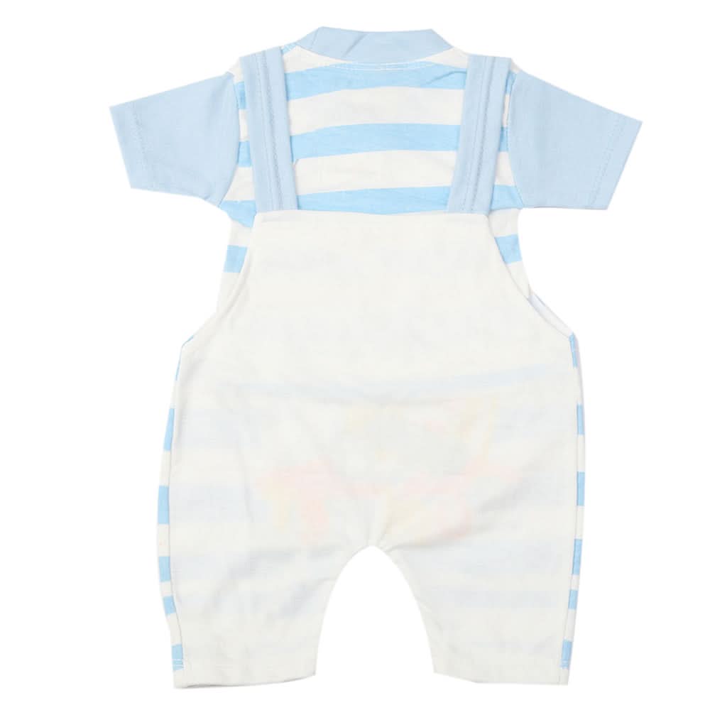 Newborn Boys Half Sleeves Romper - Blue, Kids, Newborn Boys Rompers, Chase Value, Chase Value