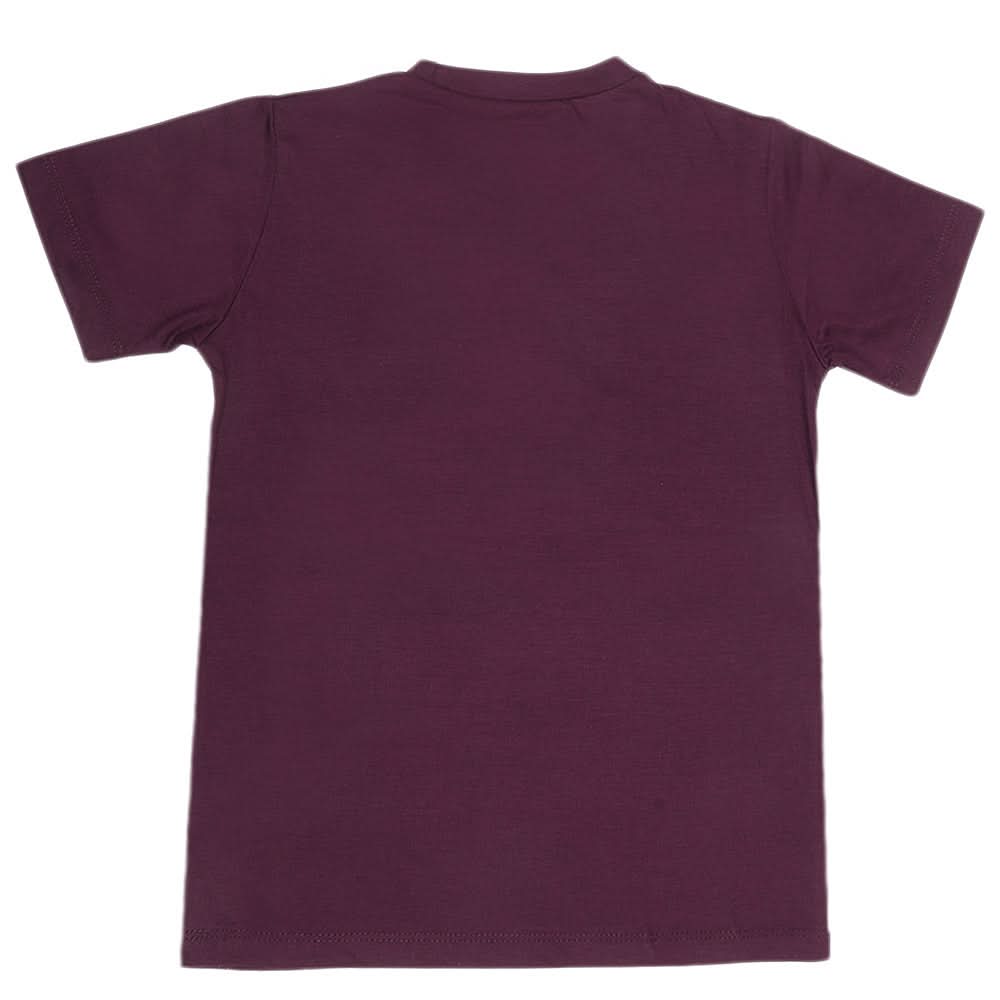 Boys Print T-Shirt - Purple, Kids, Boys T-Shirts, Chase Value, Chase Value