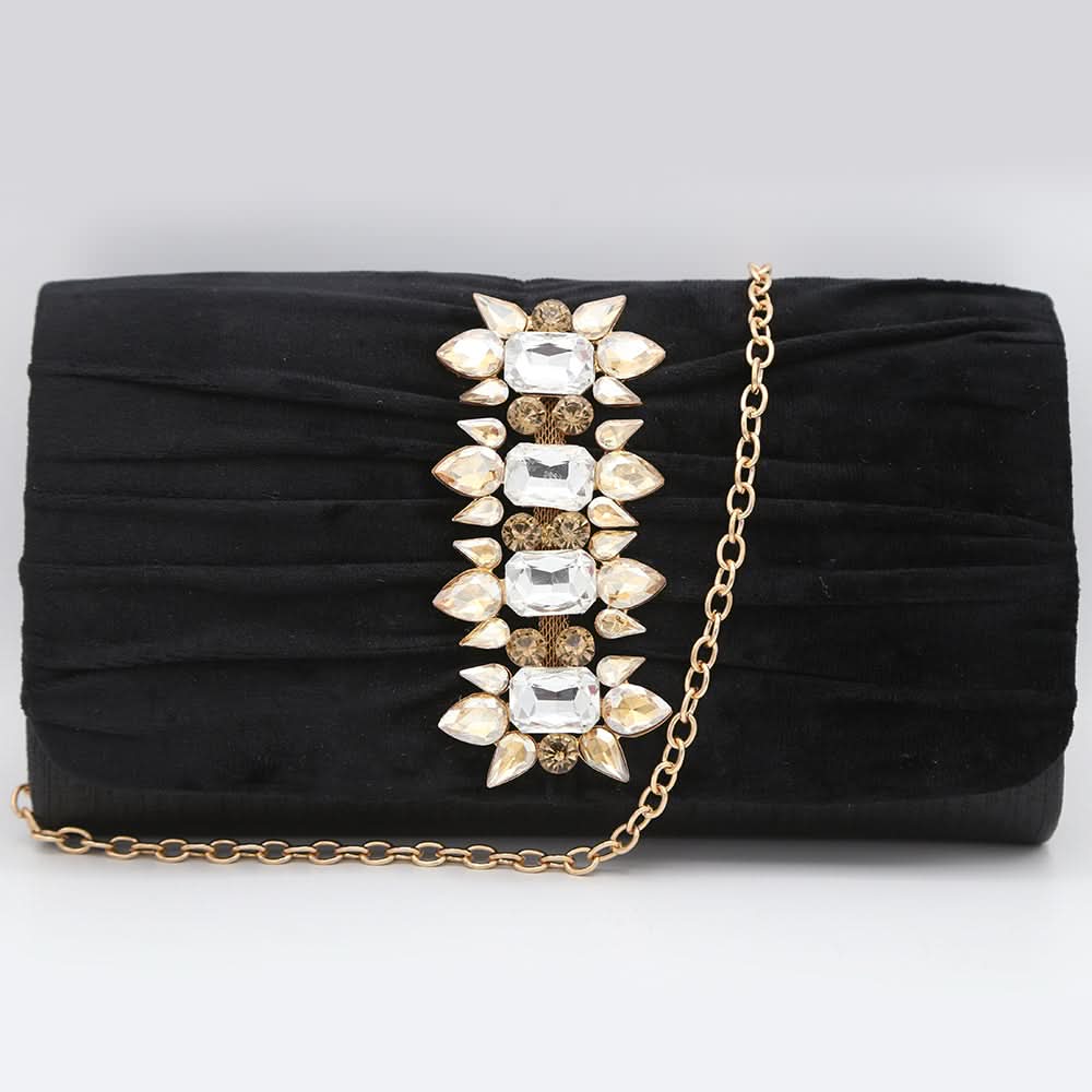 Women's Fancy Clutch 6790 - Black, Women, Clutches, Chase Value, Chase Value