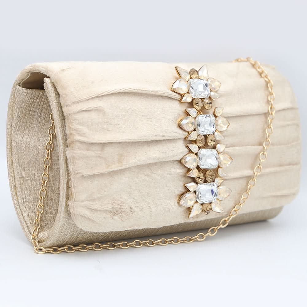 Women's Fancy Clutch 6790 - Beige, Women, Clutches, Chase Value, Chase Value