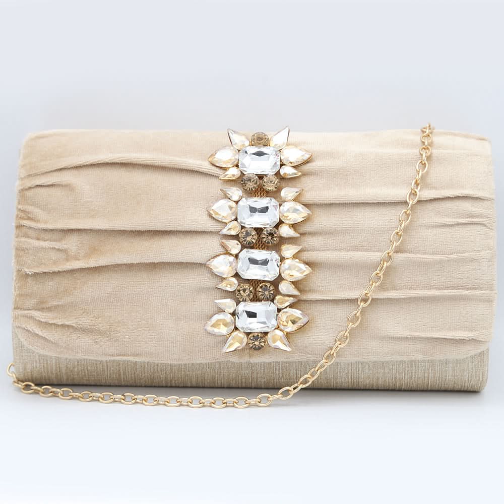 Women's Fancy Clutch 6790 - Beige, Women, Clutches, Chase Value, Chase Value