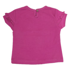 Newborn Girl Half Sleeves T-Shirt - Purple, Kids, NB Girls T-Shirts, Chase Value, Chase Value