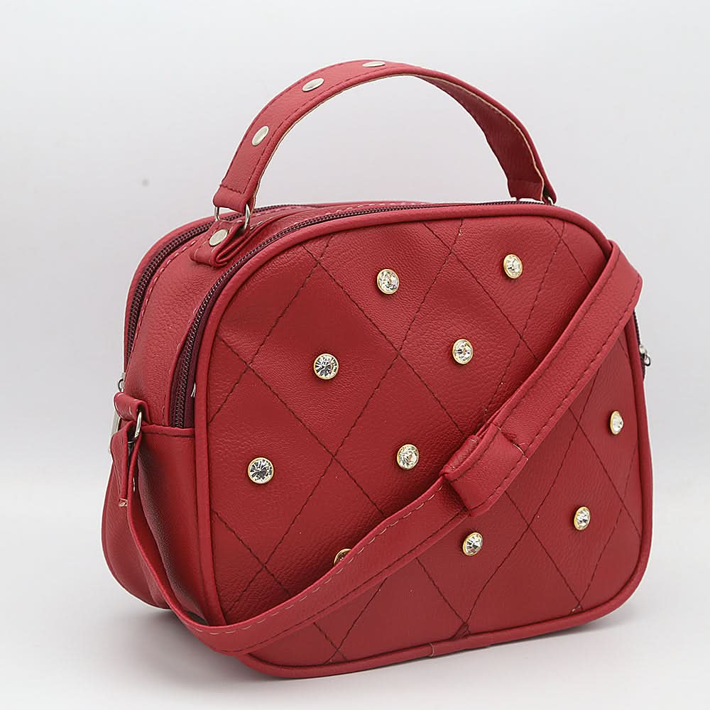 Women's Shoulder Bag 1097 - Maroon, Women, Bags, Chase Value, Chase Value