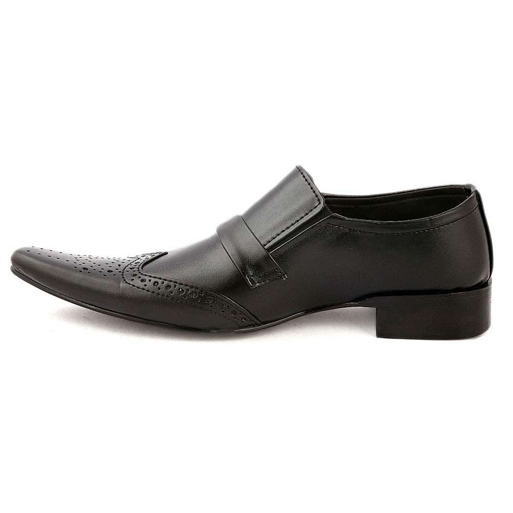 Men's Formal Shoes (F03) - Black, Men, Formal Shoes, Chase Value, Chase Value