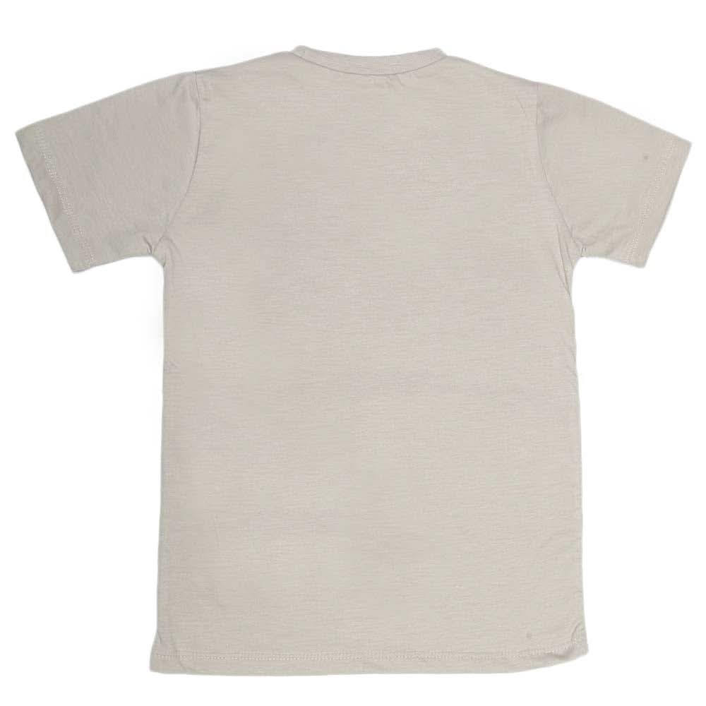 Boys Print T-Shirt - Grey, Kids, Boys T-Shirts, Chase Value, Chase Value