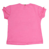 Newborn Girl Half Sleeves T-Shirt - Pink, Kids, NB Girls T-Shirts, Chase Value, Chase Value