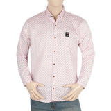 Men's Casual Printed Shirt - Pink, Men, T-Shirts And Polos, Chase Value, Chase Value