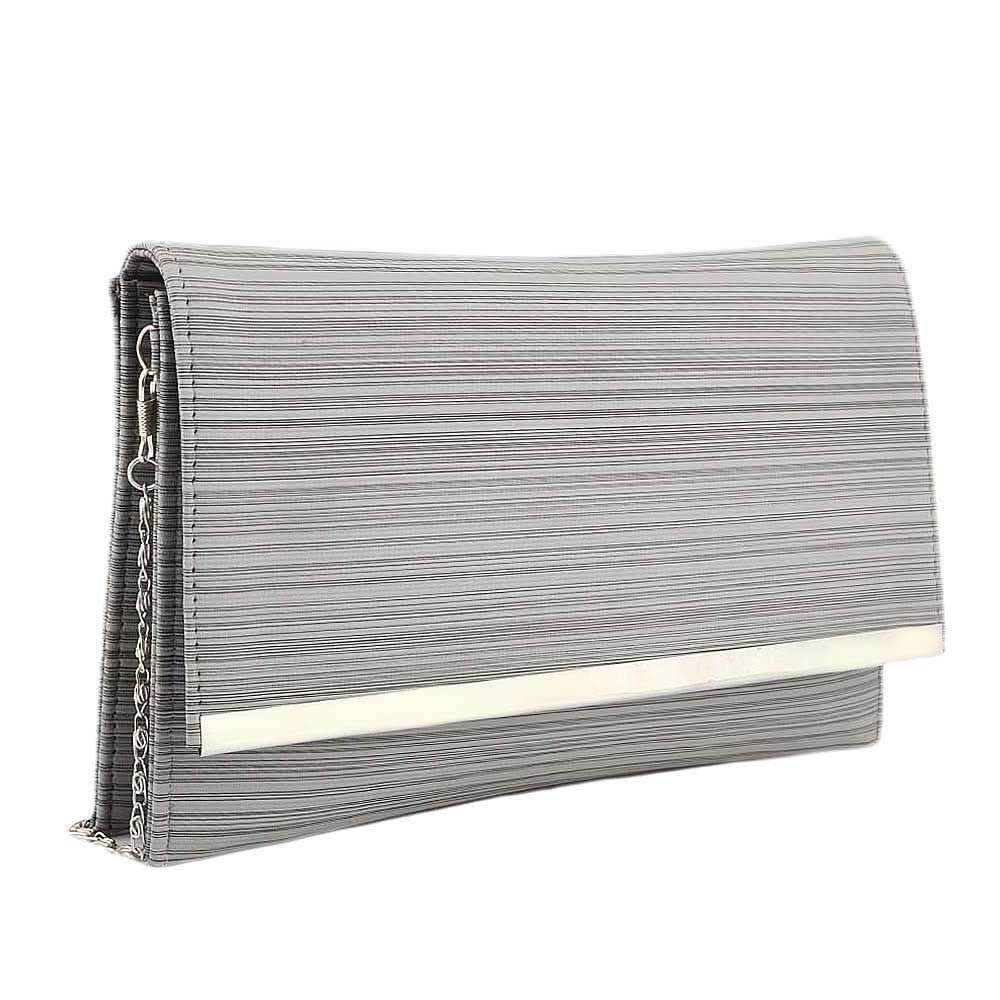 Women's Clutch (KAM-336) - Grey, Women, Clutches, Chase Value, Chase Value