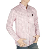 Men's Casual Printed Shirt - Pink, Men, T-Shirts And Polos, Chase Value, Chase Value