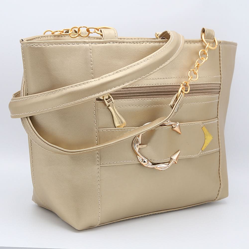 Women's Handbag 7652 - Golden, Women, Bags, Chase Value, Chase Value
