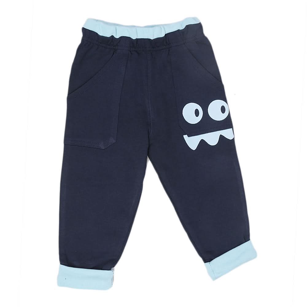 Boys Terry Pajama - Navy Blue, Kids, Boys Pants, Chase Value, Chase Value