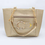 Women's Handbag 7652 - Golden, Women, Bags, Chase Value, Chase Value