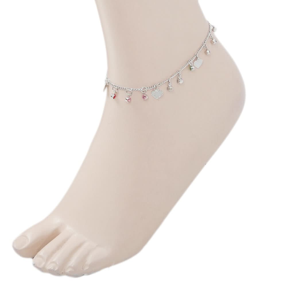 Women's Anklet - Silver, Women, Foot Jewellery, Chase Value, Chase Value