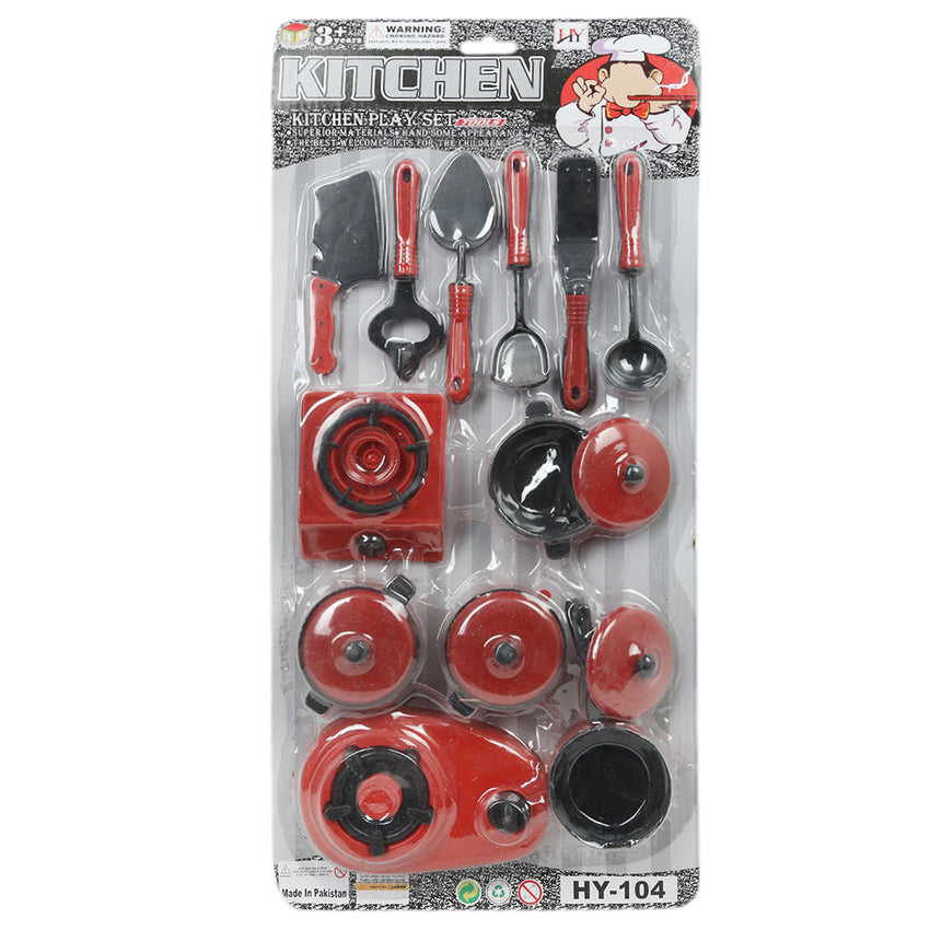 Kitchen Set - Red, Kids, Cosmetic and Kitchen Sets, Chase Value, Chase Value