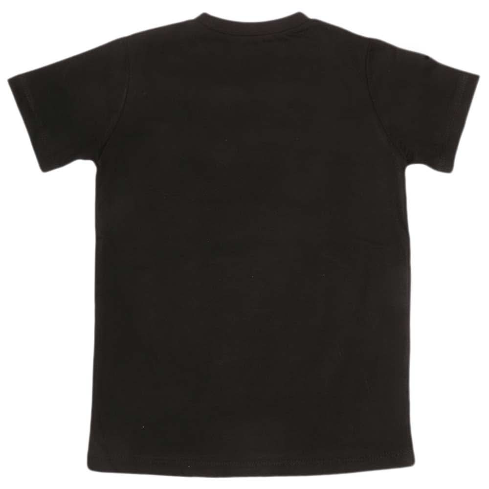 Boys Print T-Shirt - Black, Kids, Boys T-Shirts, Chase Value, Chase Value