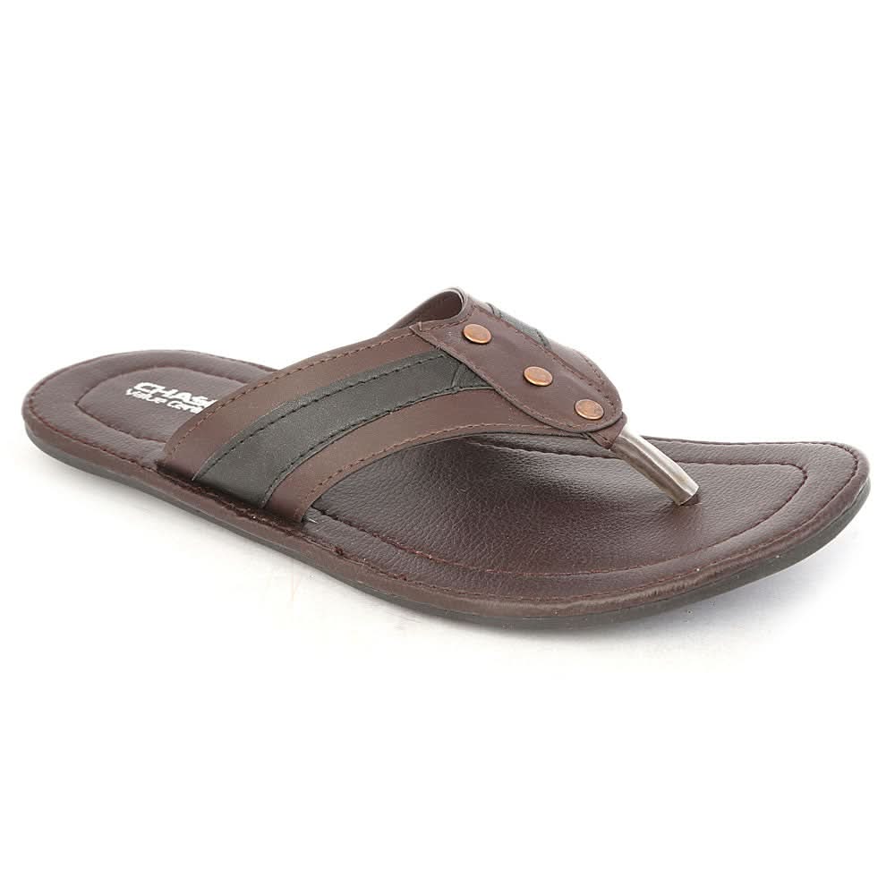 Men's Casual Slippers - Brown, Men, Slippers, Chase Value, Chase Value