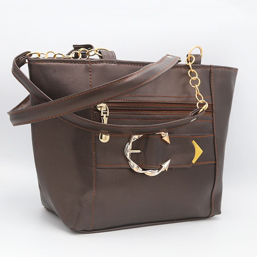 Women's Handbag 7652 - Coffee, Women, Bags, Chase Value, Chase Value