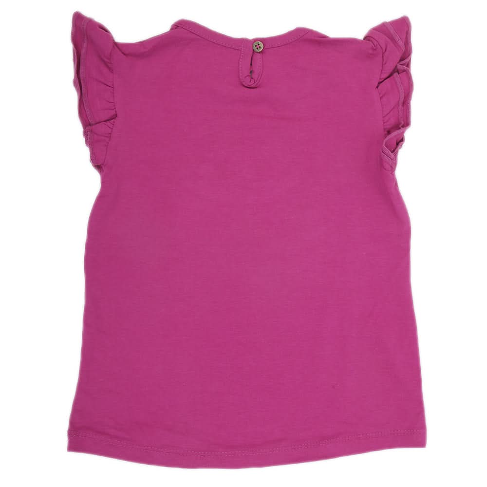 Newborn Girl Half Sleeves T-Shirt - Purple, Kids, NB Girls T-Shirts, Chase Value, Chase Value