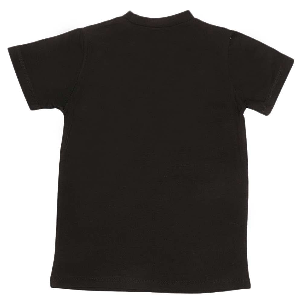 Boys Print T-Shirt - Black, Kids, Boys T-Shirts, Chase Value, Chase Value