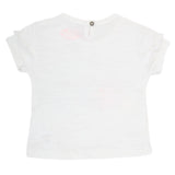 Newborn Girl Half Sleeves T-Shirt - White, Kids, NB Girls T-Shirts, Chase Value, Chase Value