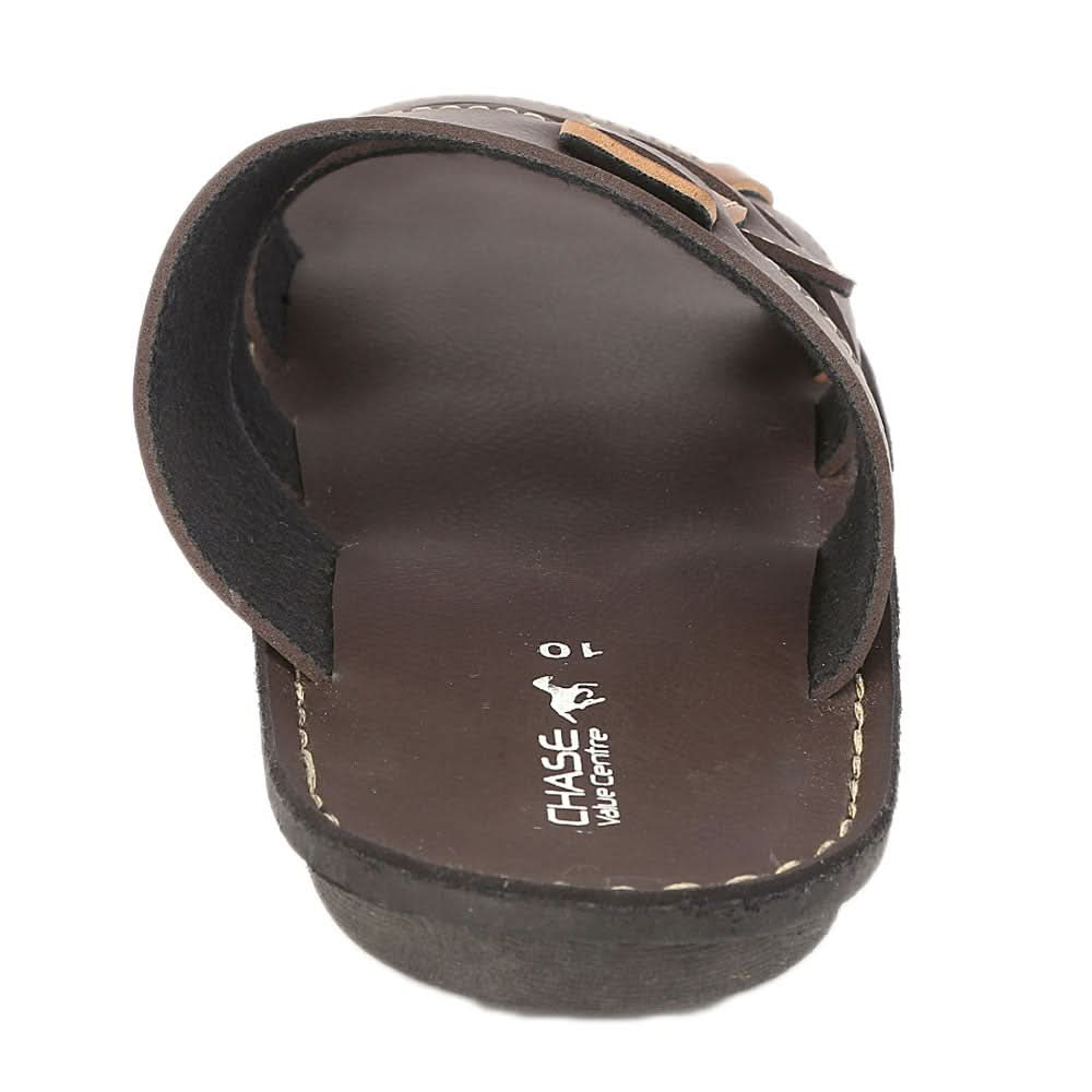 Men's Casual Slippers - Brown, Men, Slippers, Chase Value, Chase Value