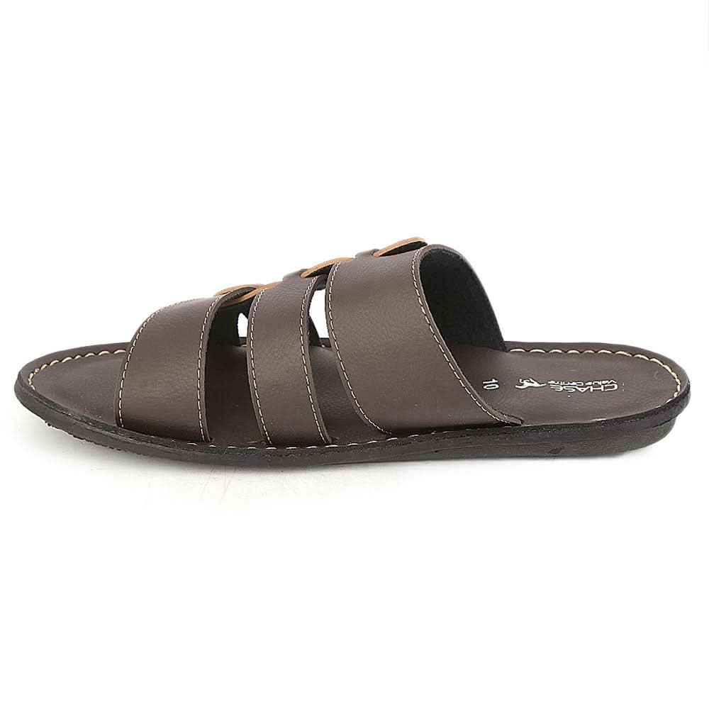 Men's Casual Slippers - Brown, Men, Slippers, Chase Value, Chase Value