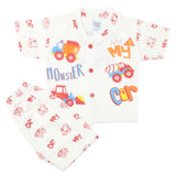 Newborn Boys Half Sleeves Suit - Red, Kids, New Born Boys Sets And Suits, Chase Value, Chase Value