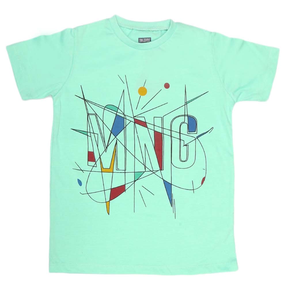 Boys Print T-Shirt - Green, Kids, Boys T-Shirts, Chase Value, Chase Value