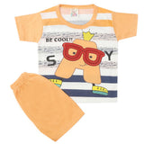 Newborn Boys Half Sleeves Suit - Peach, Kids, New Born Boys Sets And Suits, Chase Value, Chase Value