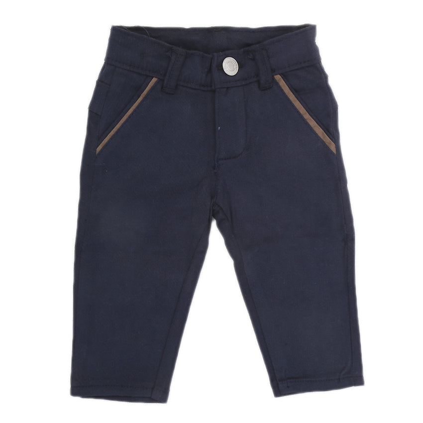 Newborn Boys Cotton Pant - Navy Blue, Kids, NB Boys Shorts And Pants, Chase Value, Chase Value