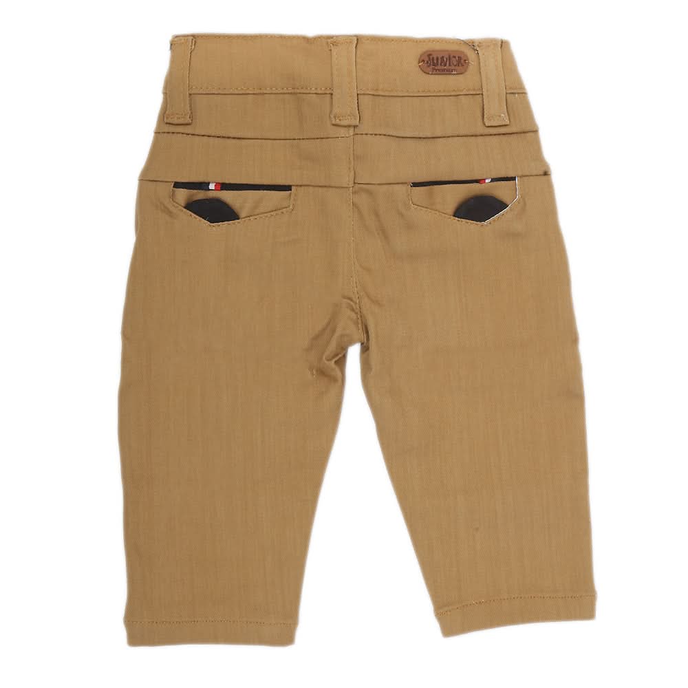 Newborn Boys Cotton Pant - Khaki, Kids, NB Boys Shorts And Pants, Chase Value, Chase Value