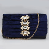 Women's Fancy Clutch 6790 - Navy Blue, Women, Clutches, Chase Value, Chase Value