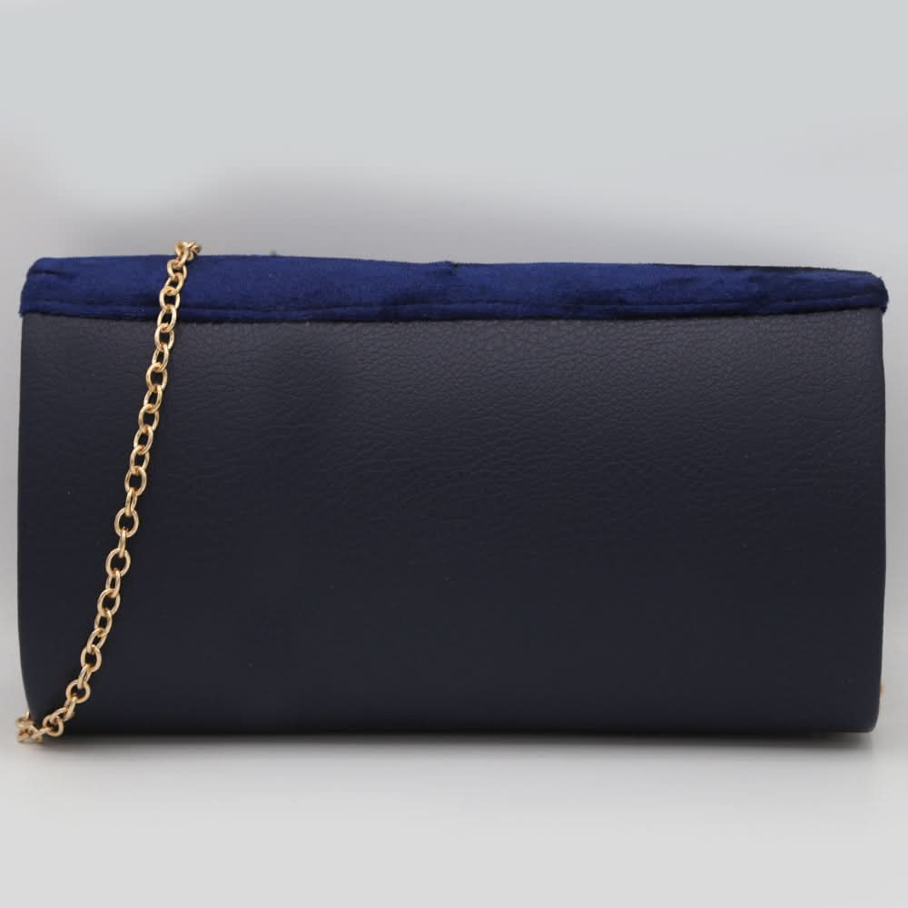 Women's Fancy Clutch 6790 - Navy Blue, Women, Clutches, Chase Value, Chase Value