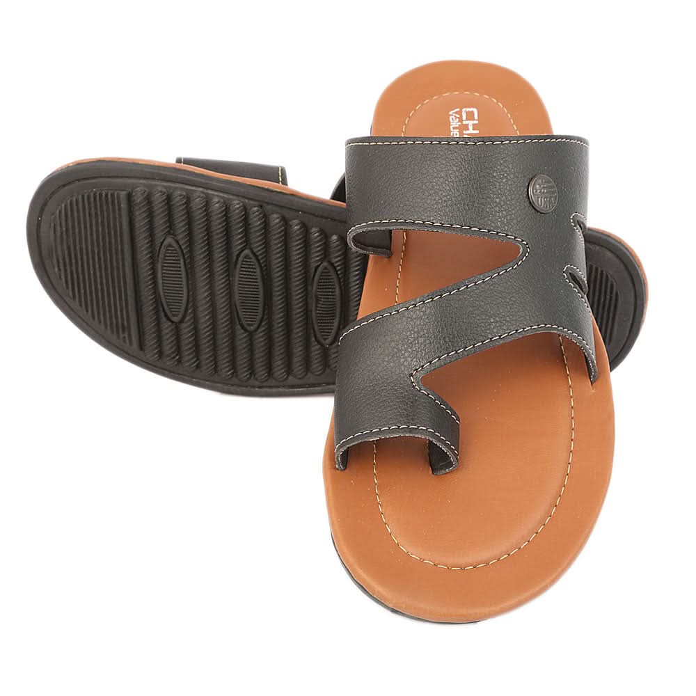 Men's Casual Slippers - Black, Men, Slippers, Chase Value, Chase Value