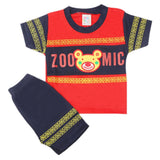 Newborn Boys Half Sleeves Suit - Red, Kids, New Born Boys Sets And Suits, Chase Value, Chase Value