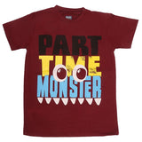 Boys Print T-Shirt - Maroon, Kids, Boys T-Shirts, Chase Value, Chase Value