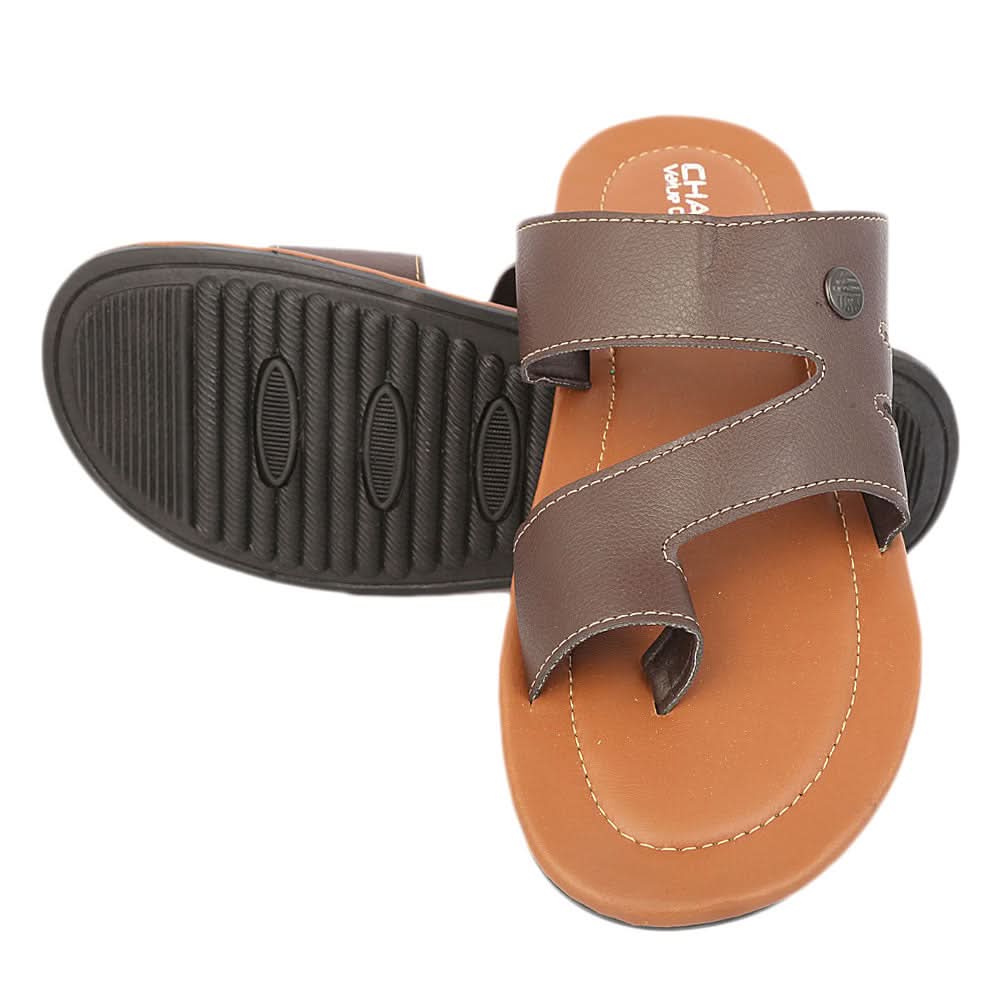 Men's Casual Slippers - Brown, Men, Slippers, Chase Value, Chase Value